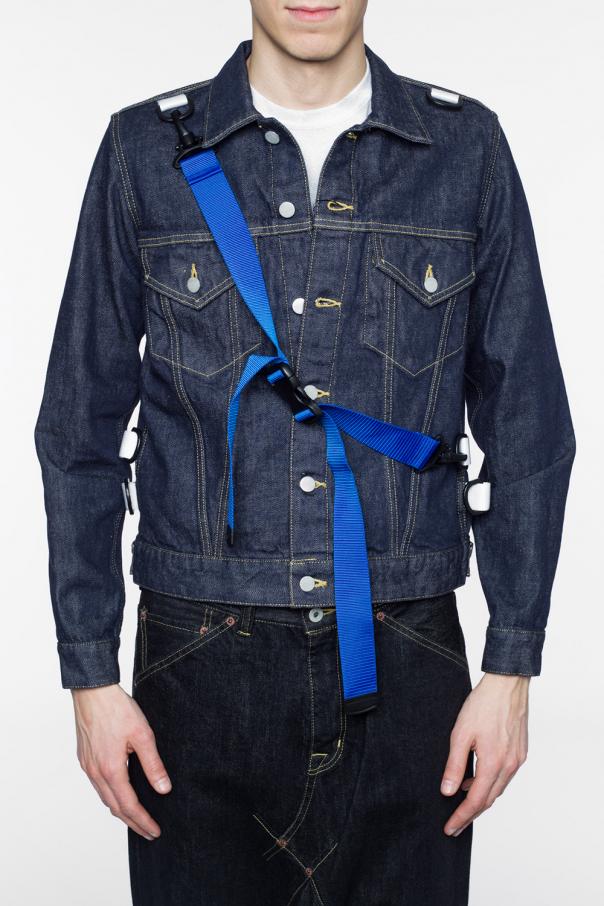 Comme des Garçons Ganryu Denim jacket with detachable inserts